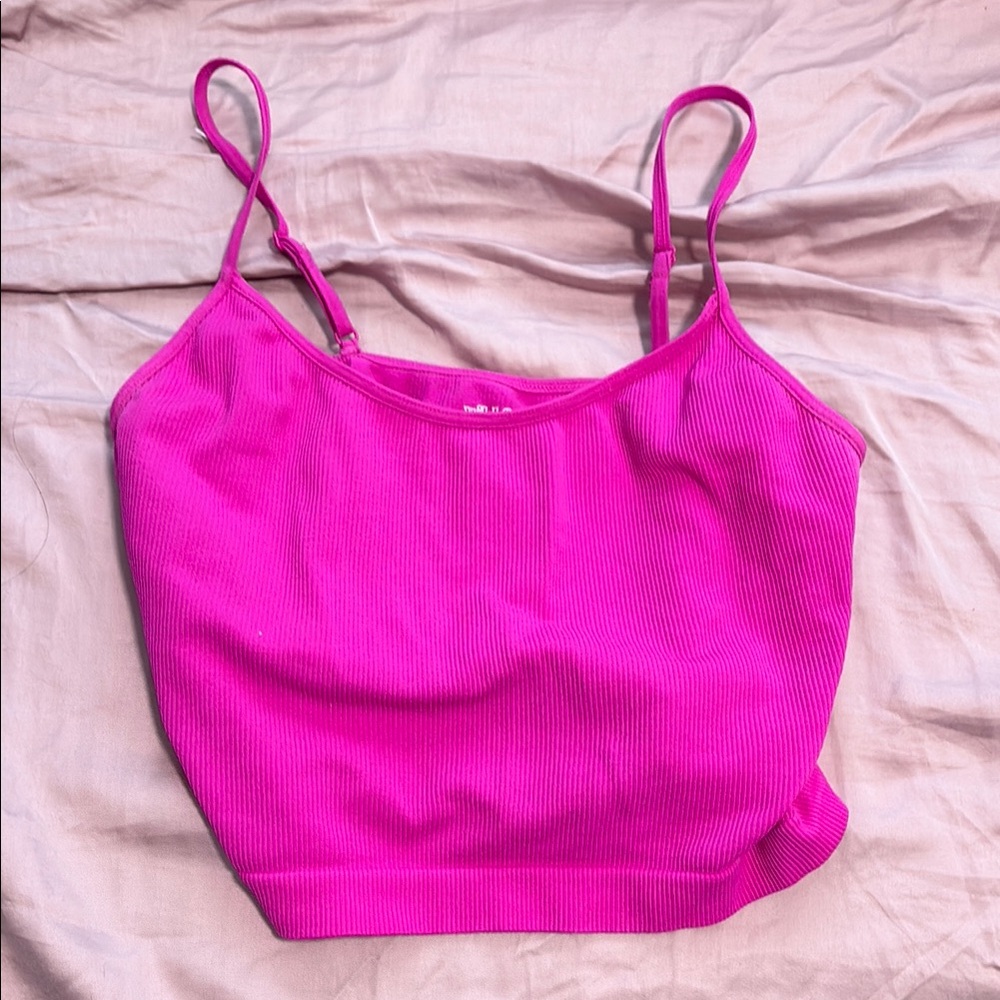 Wild Fable Magenta Ribbed Camisole